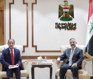 نائب رئيس مجلس الوزراء- وزير التخطيط، يلتقي ممثل (هيبتات) في العراق