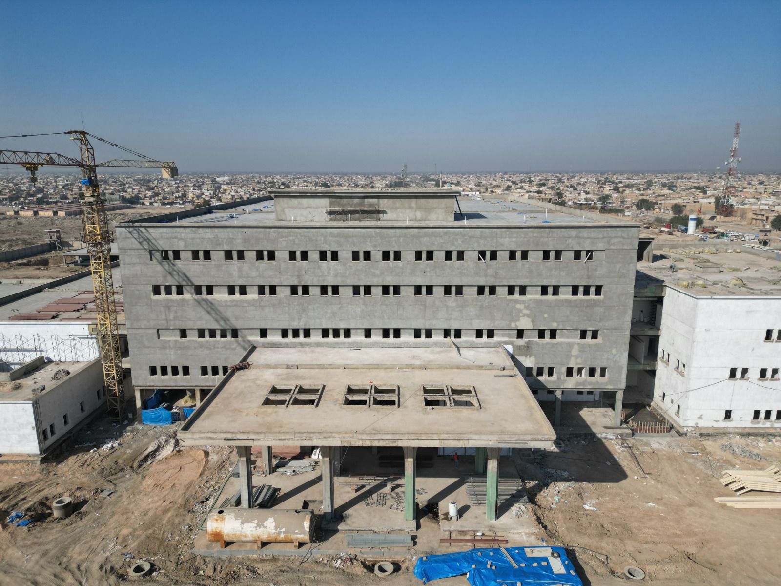 You are currently viewing Follow-up teams in the Ministry of Planning carry out a field visit to the 200-bed Al-Hussainiya General Hospital project in Baghdad