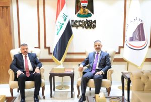 Deputy Prime Minister, Minister of Plannin met the Interior Minister, Mr. Abdul Amir Al-Shammari