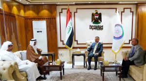نائب رئيس مجلس الوزراء، وزير التخطيط يستقبل السفير الاماراتي، لدى العراق، ويبحثان اليات تطوير الاستثمار ودعم القطاع الخاص العراقي