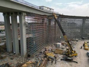 وزارة التخطيط تتابعُ ميدانيا مشروع انشاء مُجسر الصّدرين بمدينة السماوة في مُحافظة المُثنى