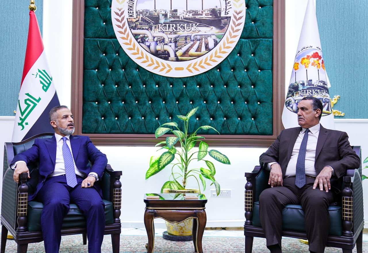 Deputy Prime Minister, minister of planning, Arrives in Kirkuk Governorate, discusses with its governor the service reality, And the level of workflow in project implementation