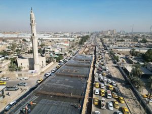 وزارة التخطيط تتابعُ ميداينا مشروع تصميم وتنفيذ مُجسر تقاطع شارع (77) القدس – العبور، ومشروع تقاطع قرطبة في العاصمة بغداد