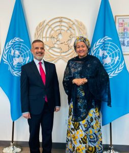 Read more about the article نائب رئيس مجلس الوزراء – وزير التخطيط يلتقي نائب الأمين العام للأمم المتحدة ورئيسة مجموعة التنمية المستدامة في نيويورك