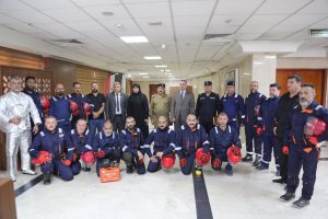 Read more about the article وزارة التخطيط تُنفذ ممارسة ميدانية للإخلاء والدفاع المدني