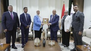 Read more about the article وكيل وزارة التخطيط يُكرم المنسقة القطرية لمنظمة العمل الدولية لمناسبة انتهاء مهامها في العراق