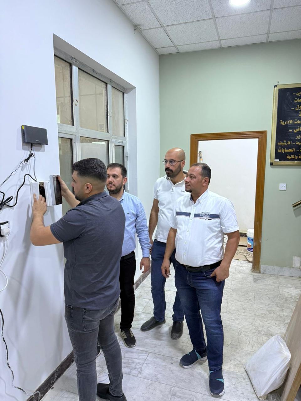 You are currently viewing إنجاز ربط مديرية تخطيط محافظة النجف الاشرف بالنظام الموحد للبصمة الالكترونية بمركز الوزارة