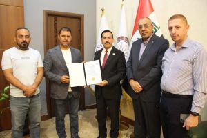 Read more about the article منح علامة الجودة العراقية لأحد منتجات شركة مصافي الوسط