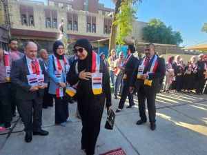 Read more about the article وزارة التخطيط تنشر الإعلام العراقية ومباهج الزينة وتقيم الاحتفالات