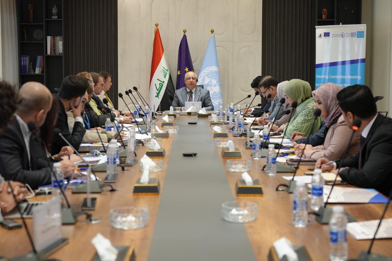 You are currently viewing وزارة التخطيط تبحث آليات خطة العمل لبرنامج الحماية الاجتماعية المشترك بين العراق والاتحاد الأوروبي والأمم المتحدة