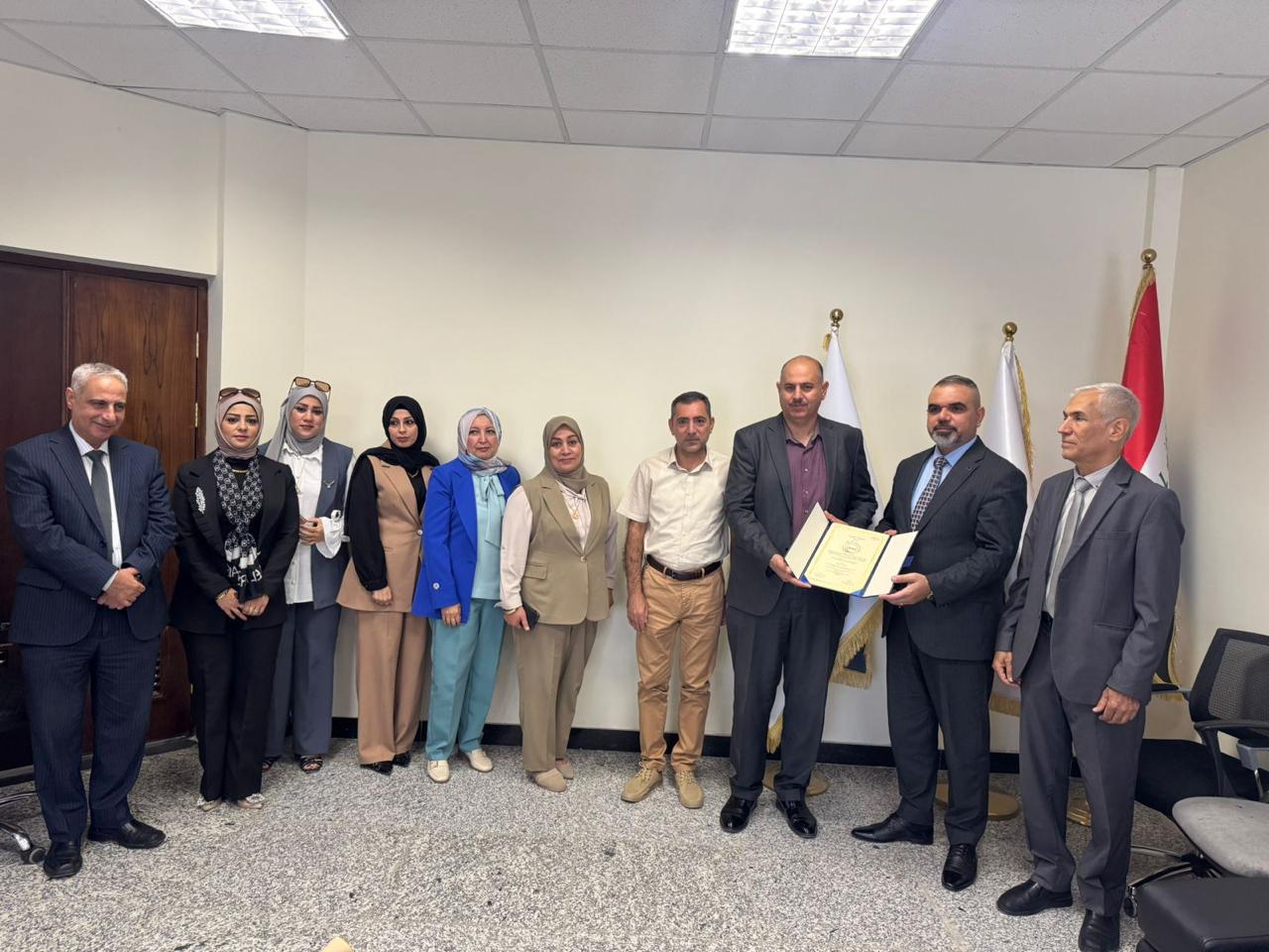 Read more about the article الهيأة العراقية للاعتماد في وزارة التخطيط تمنح أربع شهادات فحص ومثلها للتفتيش لثمانِ جهات من القطاعين العام والخاص