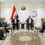 وزير التخطيط وكالة يلتقي محافظ الأنبار ويبحثان واقع المشاريع المنفذة في المحافظة