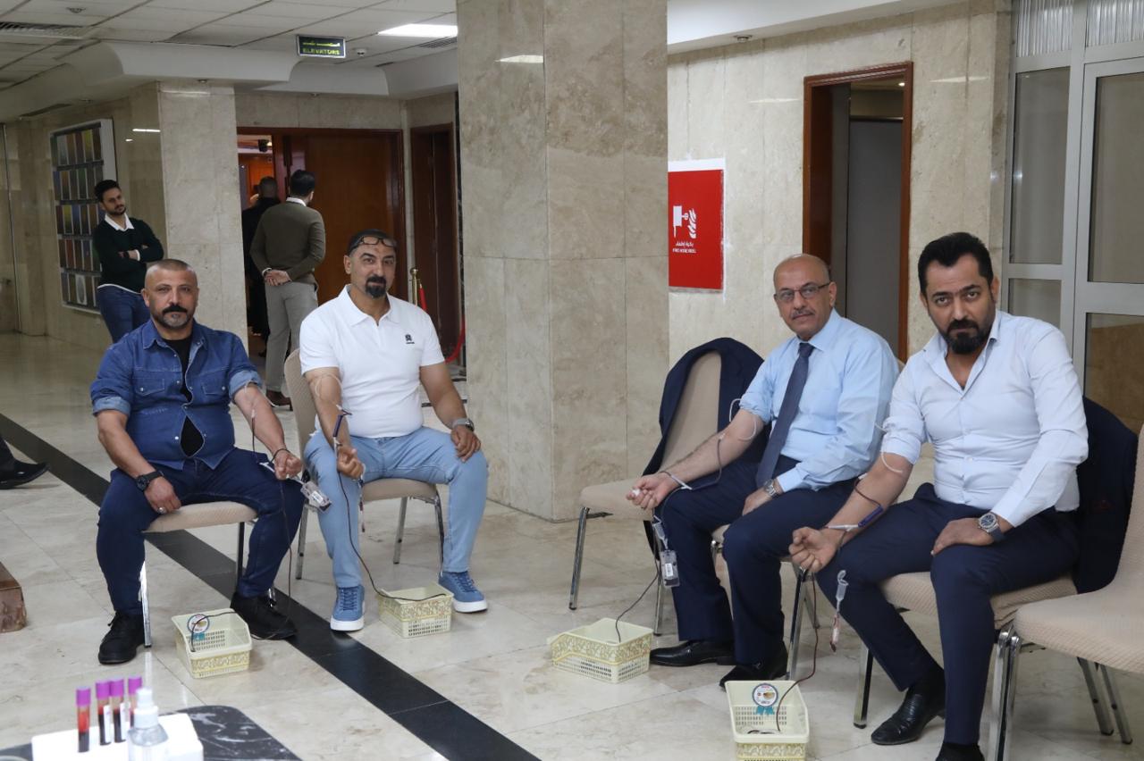 Read more about the article وزارة التخطيط تنظم حملة إنسانية للتبرع بالدم بالتعاون مع وزارة الصحة