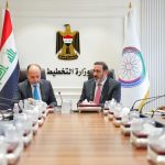 وزير التخطيط وكالة يلتقي أمين بغداد لبحث تسريع إنجاز المشاريع الخدمية في العاصمة