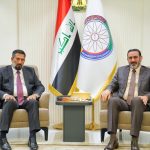وزير التخطيط وكالة يلتقي محافظ بابل والوفد المرافق له
