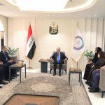 وزير المالية- وزير التخطيط وكالة فالح ساري، يلتقى محافظ المثنى ويبحثان الواقع التنموي والخدمي في المحافظة