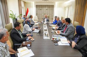 وزارة التخطيط تعقدُ اجتماعا مع وفد من كلية التميز في جامعة بغداد لبحث آفاق التعاون بين الجانبين