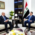 معالي وزير التخطيط يلتقي السيد رئيس ائتلاف الاعمار والتنمية